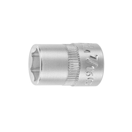 Holex 3/8 inch Drive Socket, 6 pt, 7/16 inch, 637222.4375 637222 7/16